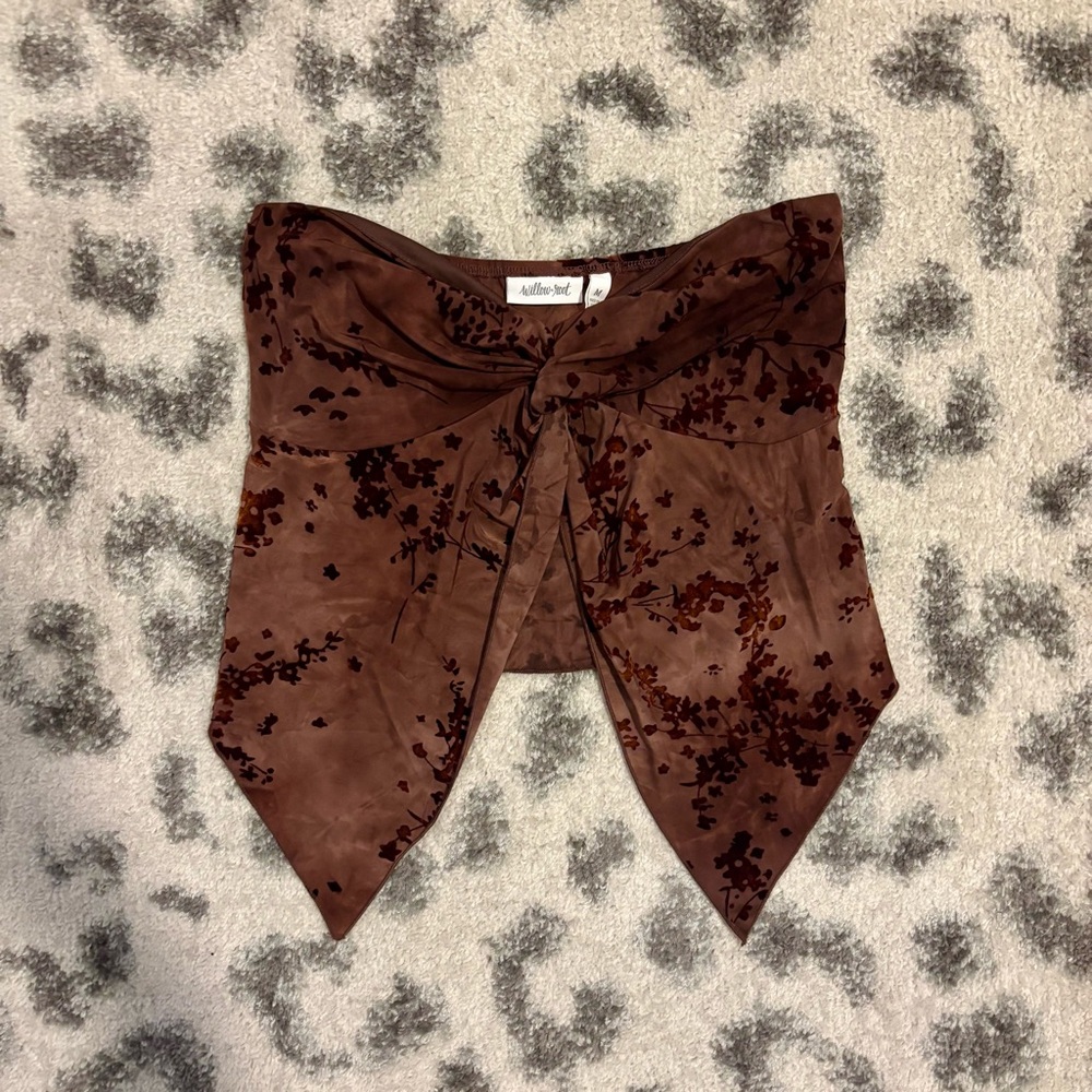 • velvet tube top •